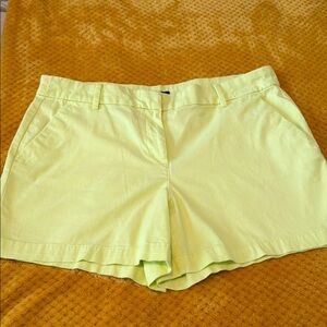Lime Green Nautical Women's Shorts 12